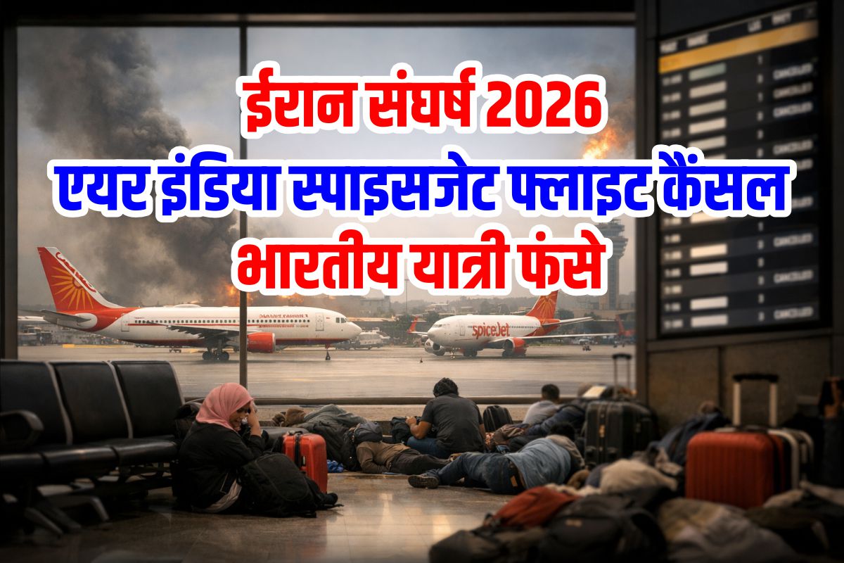ईरान संघर्ष 2026: एयर इंडिया स्पाइसजेट फ्लाइट कैंसल, भारतीय यात्री फंसे - पूरी जानकारी